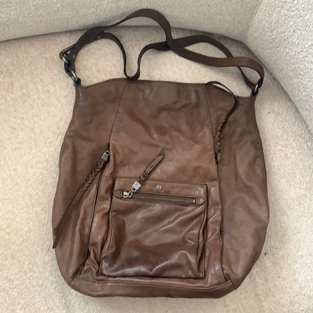 Brown Leather Elliott Lucca bag